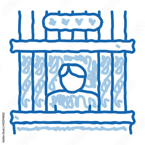 collection point pawnshop doodle icon hand drawn illustration