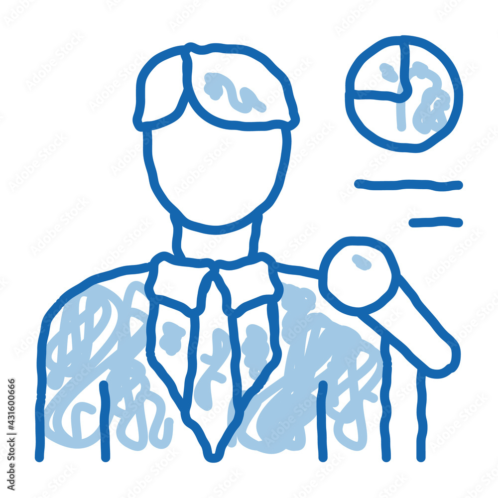 lector infographic doodle icon hand drawn illustration lector infographic doodle icon hand drawn illustration