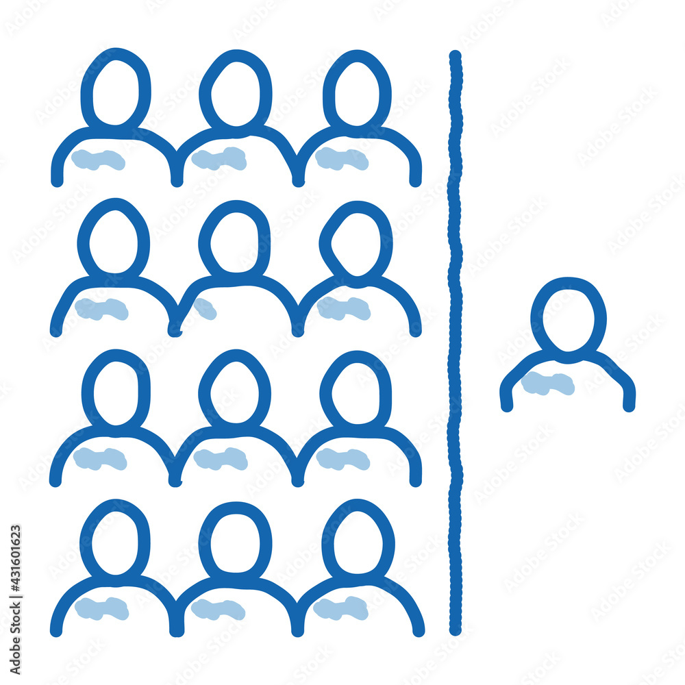 human dementia per population doodle icon hand drawn illustration human dementia per population doodle icon hand drawn illustration