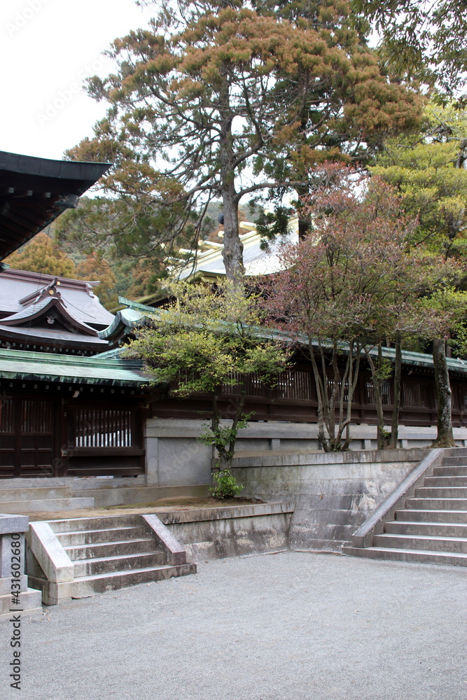 Obraz premium 宮地嶽神社本殿