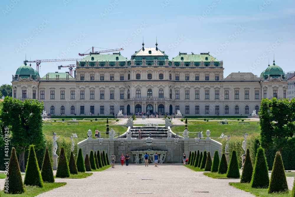 Fototapeta premium oberes Belvedere, Wien