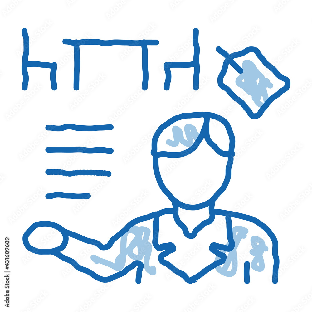 furniture shop manager doodle icon hand drawn illustration furniture shop manager doodle icon hand drawn illustration