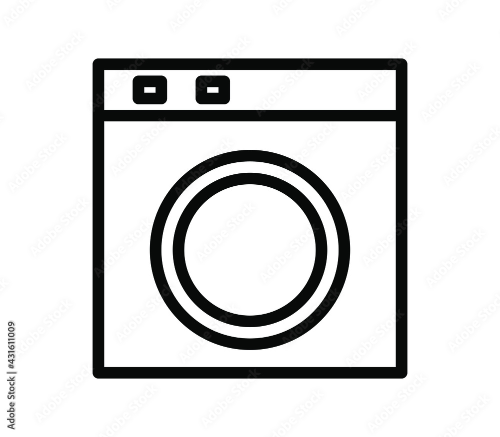 Washing machine icon Washing machine icon
