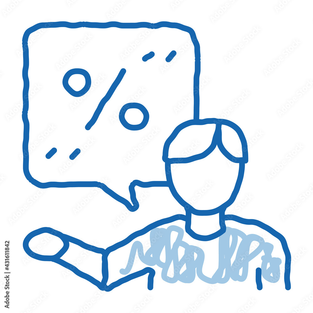 client bargaining doodle icon hand drawn illustration client bargaining doodle icon hand drawn illustration