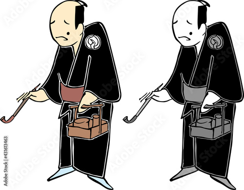 浮世絵　商人　その1