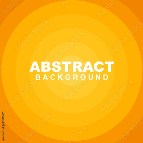 Illustration vector of abstract background in orange and yellow color. Good to use for banner, social media template, poster and flyer template, etc