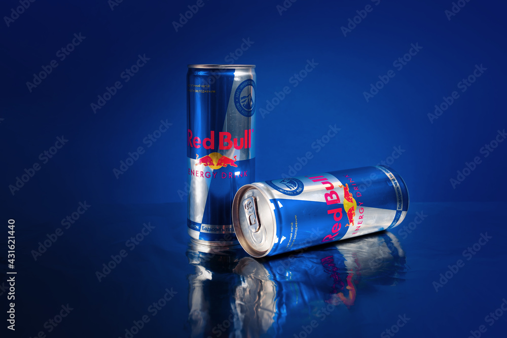Bluesilver Red Bull Can Stock Photo  Download Image Now  Red Bull Cold  Temperature Energy Drink  iStock
