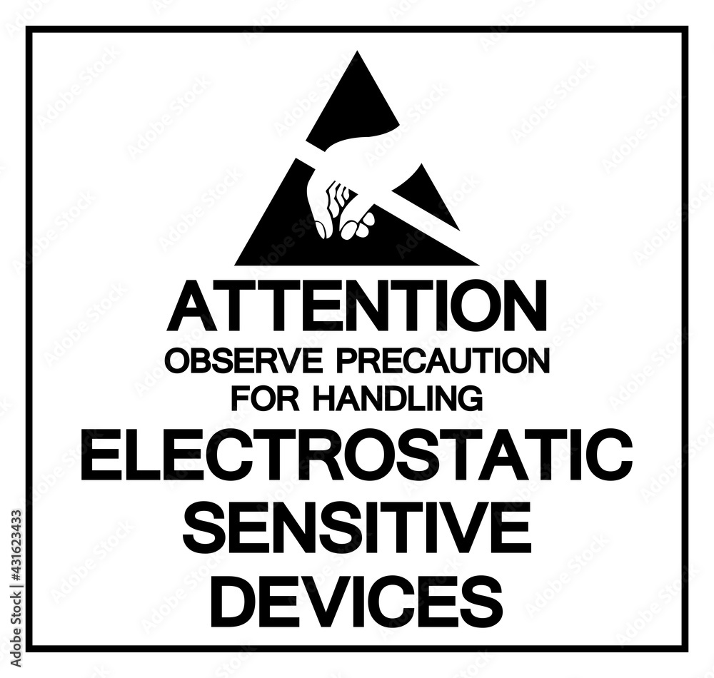 Attention Observe Precaution For Handling Electrostatic Sensitive ...