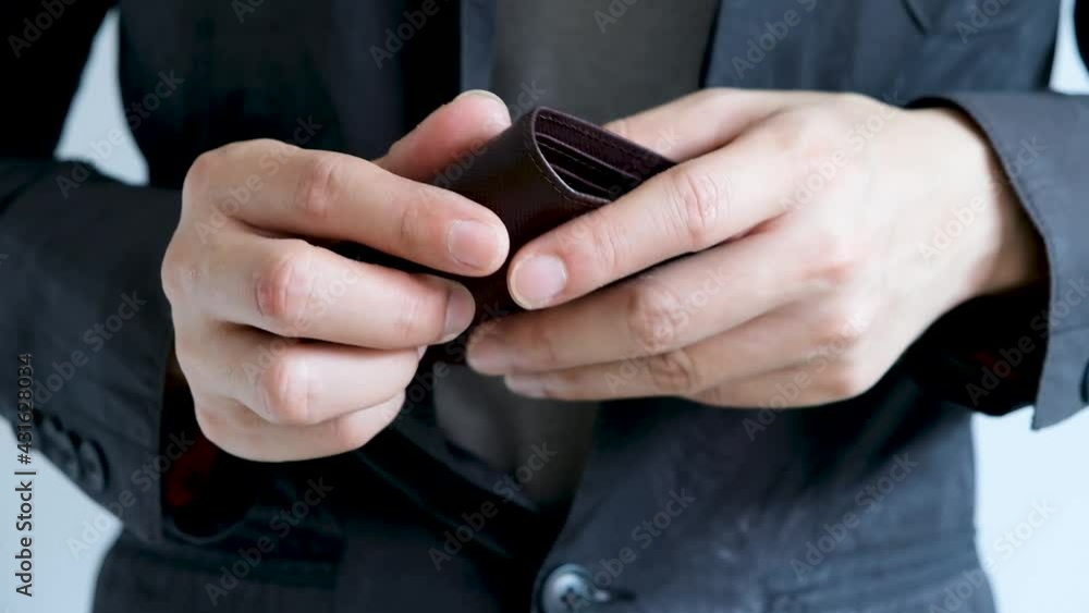 hand of man open pocket, no money in the business wallet, Financial concepts and expenditures, hand of man open pocket, no money in the business wallet, Financial concepts and expenditures,