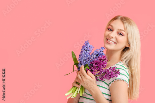 Beautiful young woman with ...