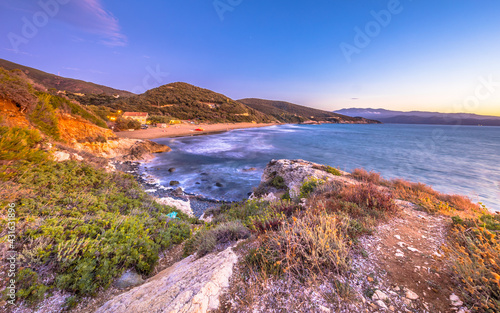 Coastal sunset Cap Corse
