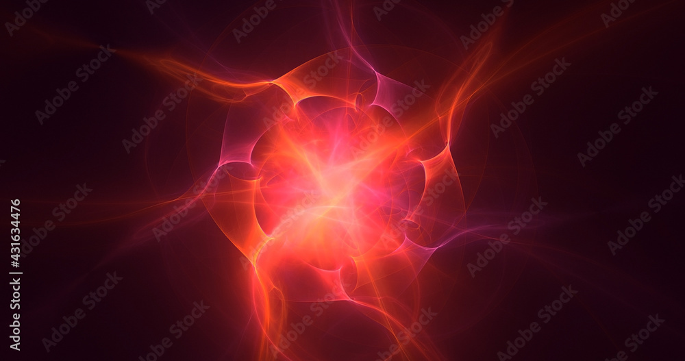 3D rendering abstract multicolor fractal light background 3D rendering abstract multicolor fractal light background
