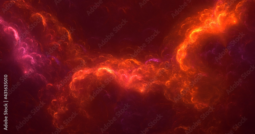 3D rendering abstract multicolor fractal light background 3D rendering abstract multicolor fractal light background