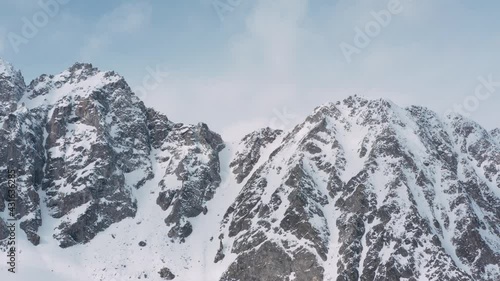 Mountains from aerial view. Landscape. Nature. Travel.