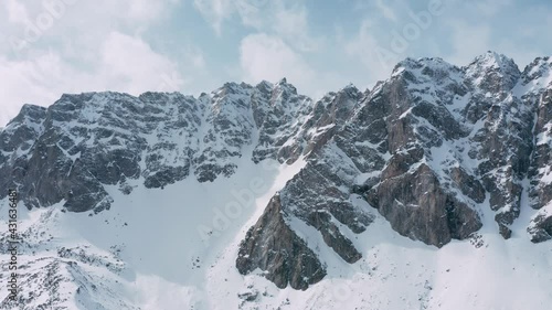 Mountains from aerial view. Landscape. Nature. Travel.