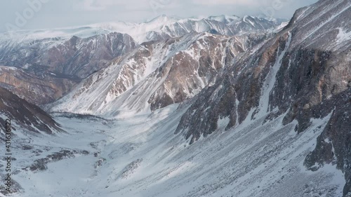 Mountains from aerial view. Landscape. Nature. Travel.