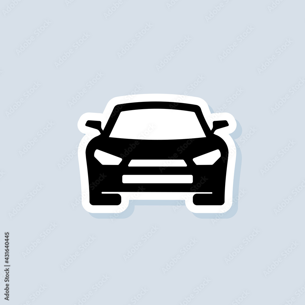 Car sticker, logo, icon. Vector. Automobile logo. Machine icons. Vector on isolated background. EPS 10