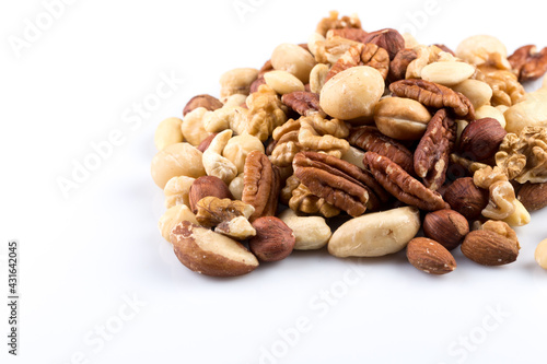 Large diversity of healthy nuts