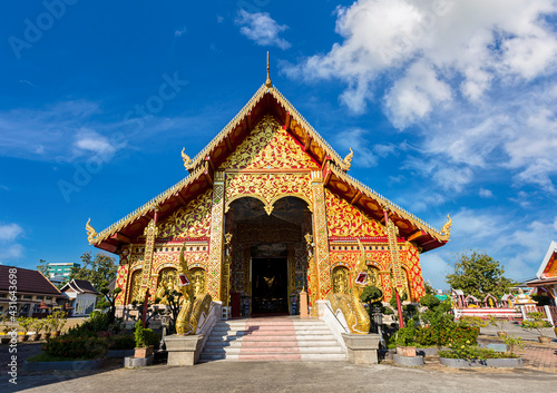 Wat Jet Yot in the city of in Thailand.