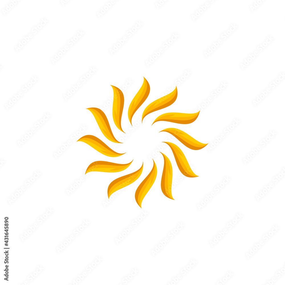Sun Logo Simple Design Sun Logo Simple Design