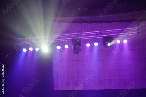 Background music stage ligh...