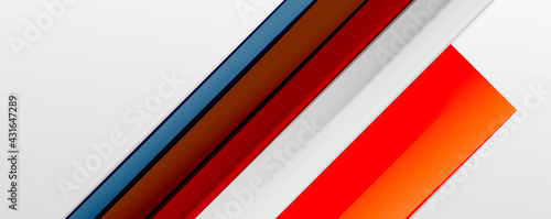 Color abstract lines trendy geometric background for business or technology presentation, internet poster or web brochure cover, wallpaper