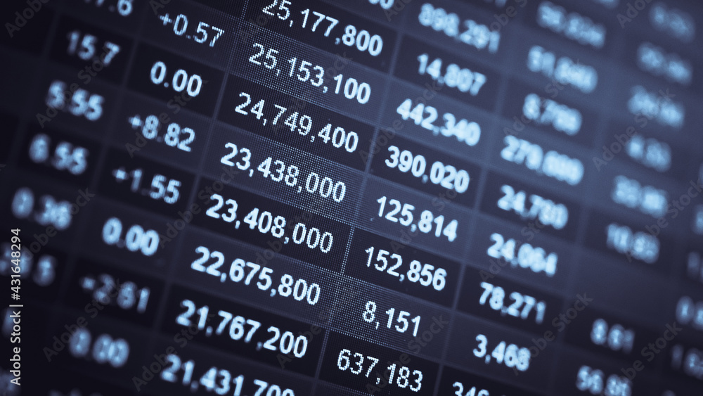Abstract financial trading graphs and digital number of foreign exchange market trading on monitor. Background of gold and blue digital chart to represent stock market trend. Abstract financial trading graphs and digital number of foreign exchange market trading on monitor. Background of gold and blue digital chart to represent stock market trend.
