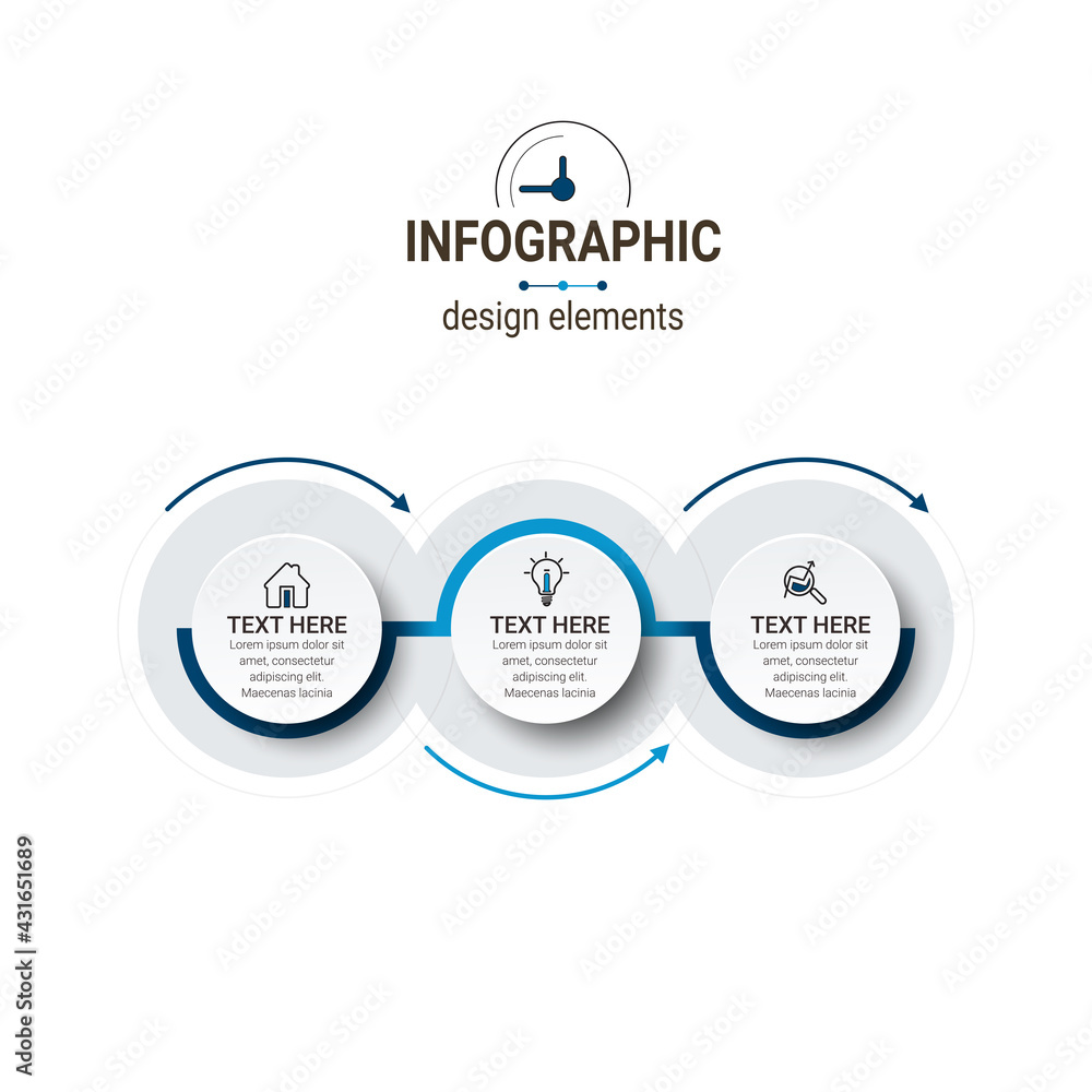 Business data visualization. timeline infographic icons designed for abstract background template. vector banner can be used for workflow layout, diagram,presentation, education or any number option.
