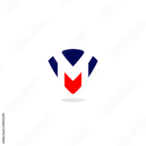 VM Logo Simple and Modern Design
