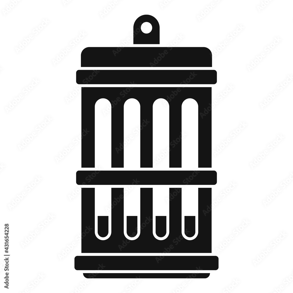 Insect lamp icon, simple style Insect lamp icon, simple style