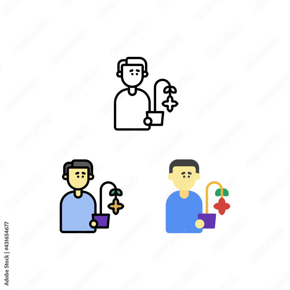 Problem plant withered plants cannot grow Icon, Logo, and illustration Problem plant withered plants cannot grow Icon, Logo, and illustration
