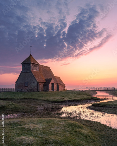 church in marsh