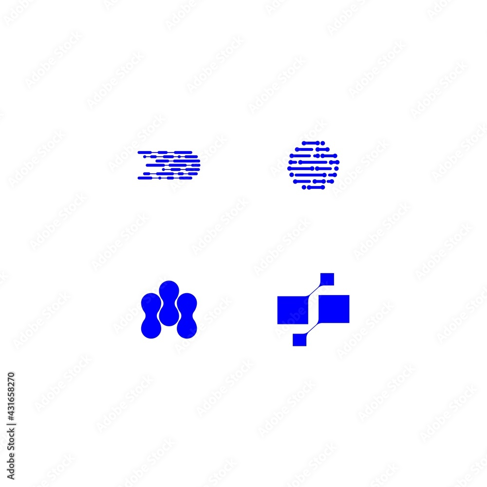 Obraz premium digital logo