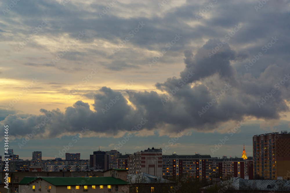 clouds over city clouds over city