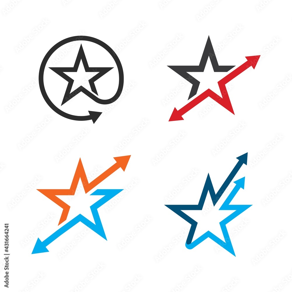 faster star arrow vector icon illustration design faster star arrow vector icon illustration design