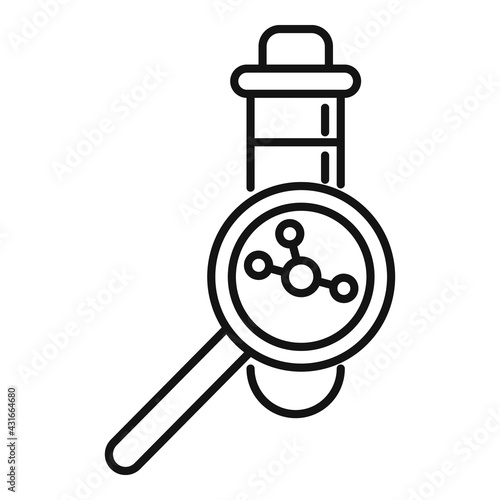 Hormones icon, outline style
