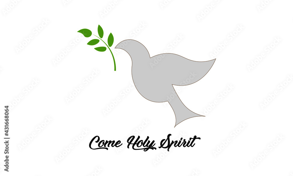 Fototapeta premium Pentecost Sunday Special Design for print or use as poster, card, flyer or T Shirt