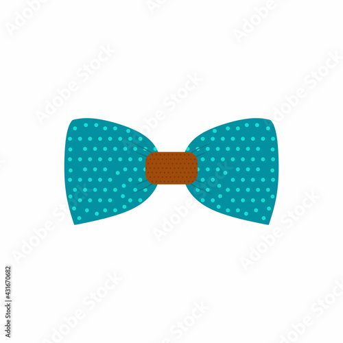Bow tie flat icon. Man fash...
