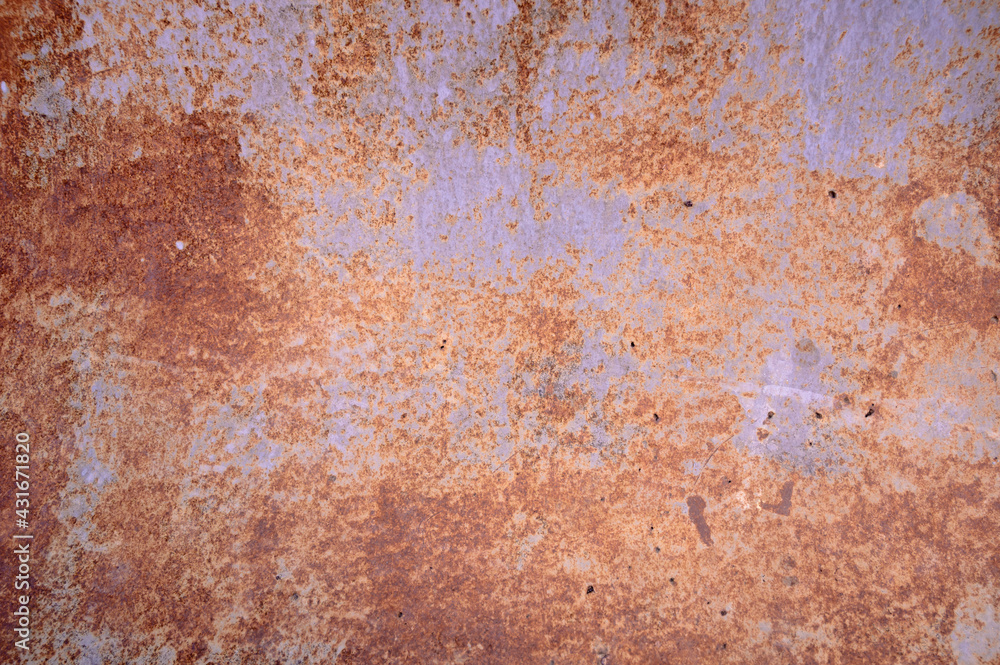 Abstract background of the rusted metal. Grunge old iron panel. Abstract background of the rusted metal. Grunge old iron panel.