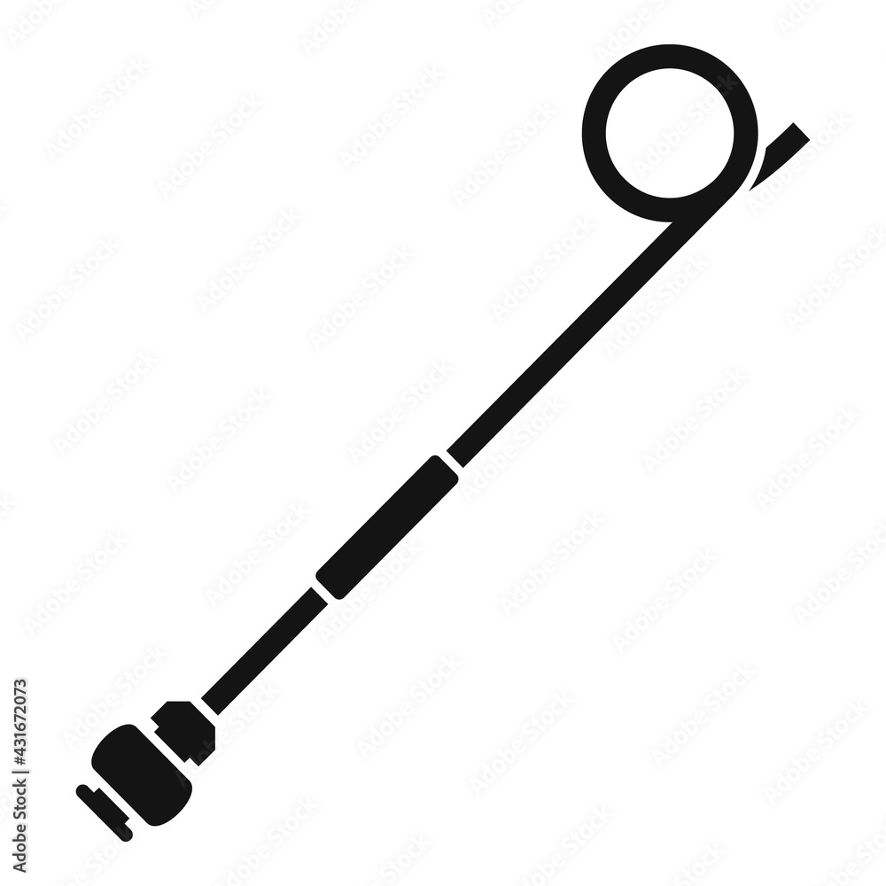 Naklejka premium Hospital catheter icon, simple style