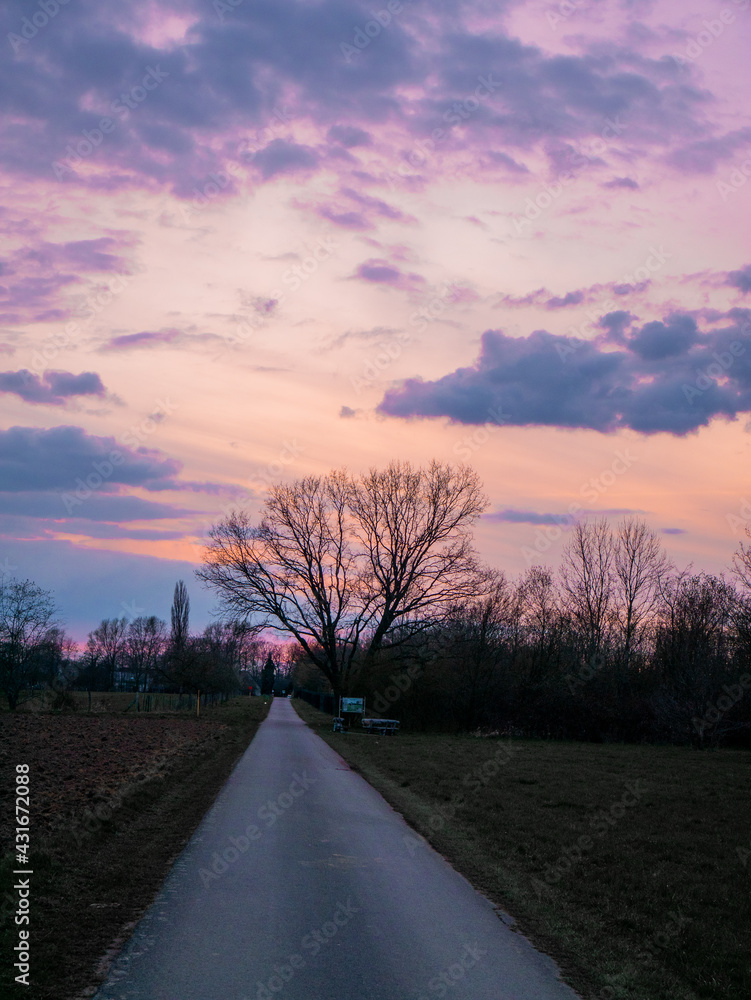 Sonnenuntergang in Kirchlengern Sonnenuntergang in Kirchlengern