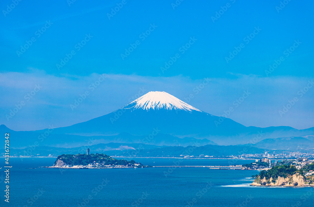 富士山と湘南海岸