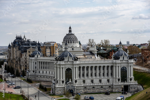 Photography beautiful architectural landscapes in the old part of Kazan and in the Kremlin