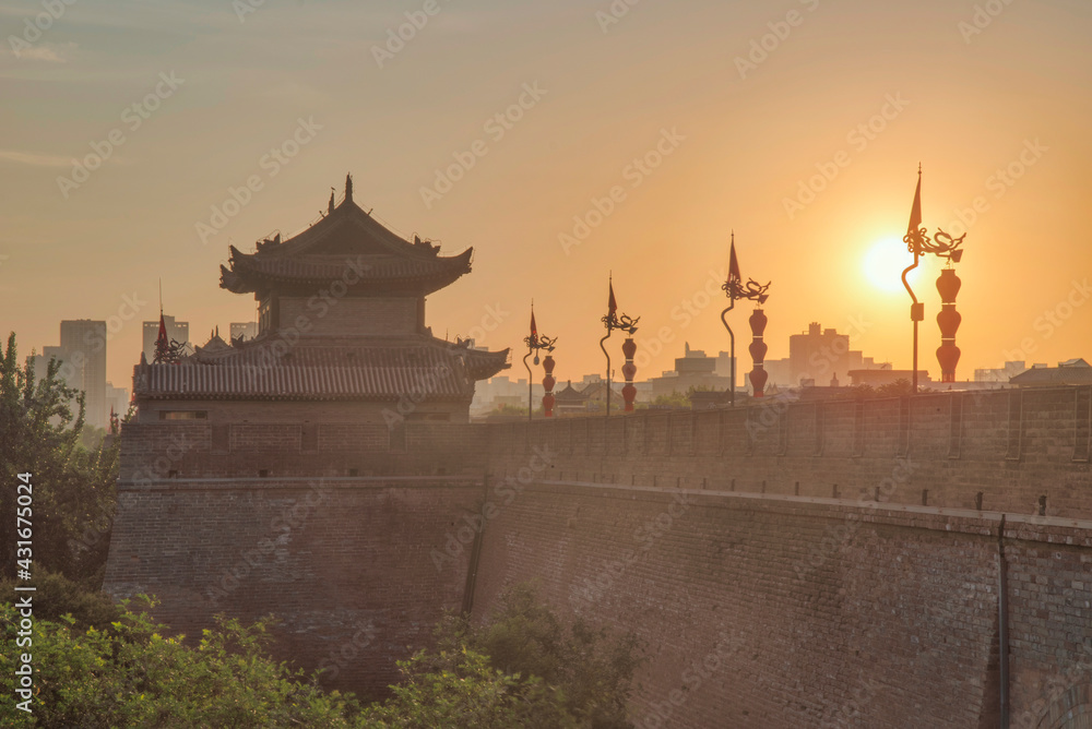 city wall of Xian