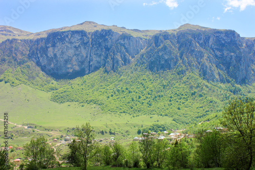 Beautiful fields in the mountains. The village of Gryzdakhnya. Guba region. Azerbaijan. © Борис Масюра