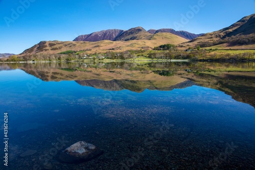 Buttermere and Robinson. Gin clear flat water.
