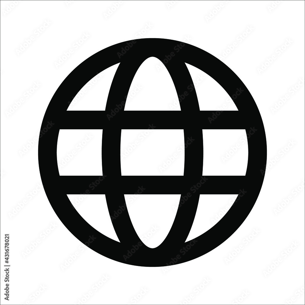 Go to web symbol icon vector illustration on white background. Go to web symbol icon vector illustration on white background.