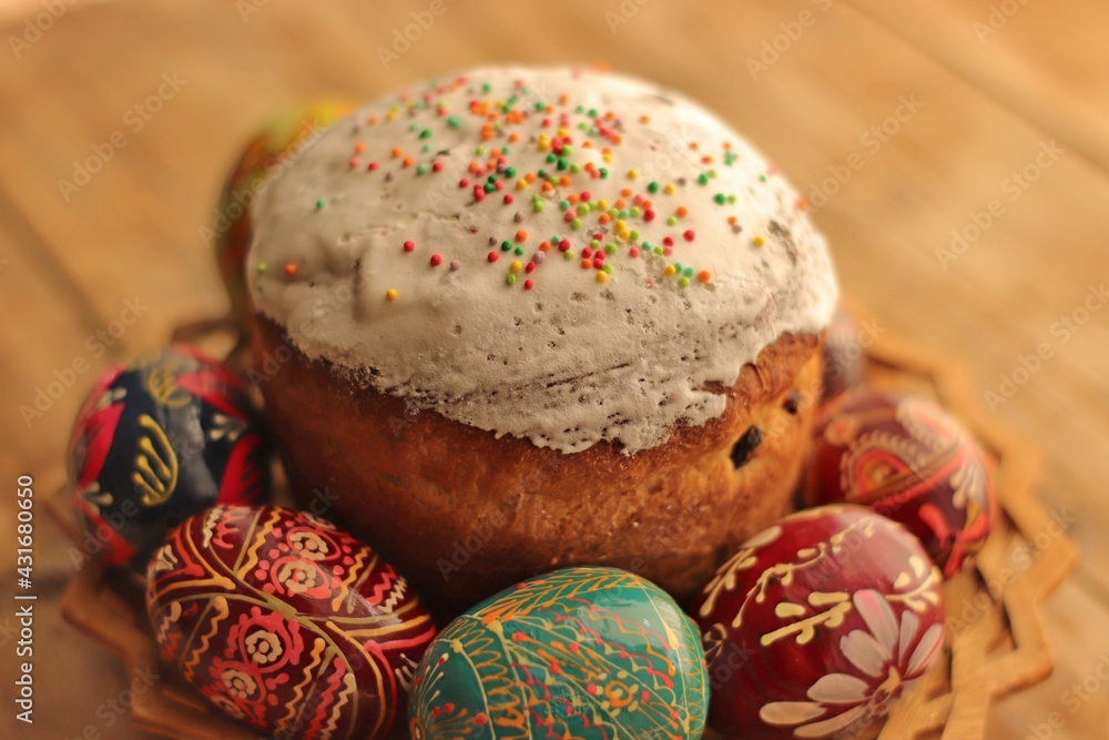 Homemade cakes for the holiday. Easter cake. Homemade cakes for the holiday. Easter cake.