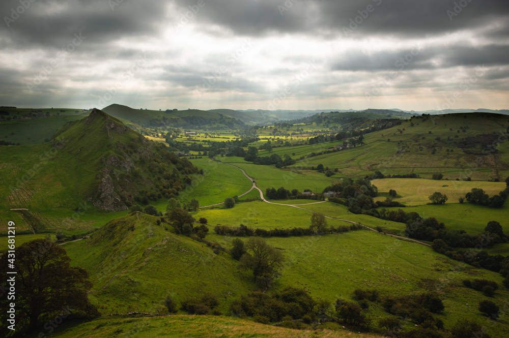 Obraz premium Chrome Hill, Valley Sunrays
