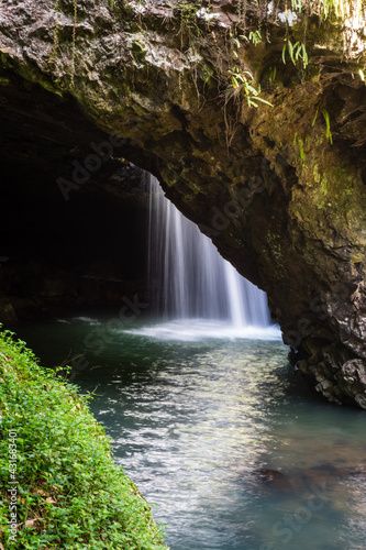 Waterfall underground